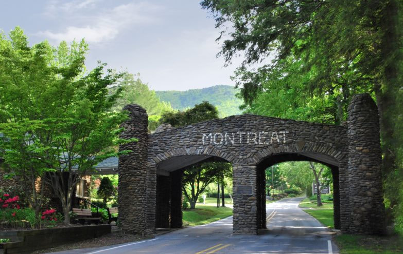 Archway entrance to Montreat 