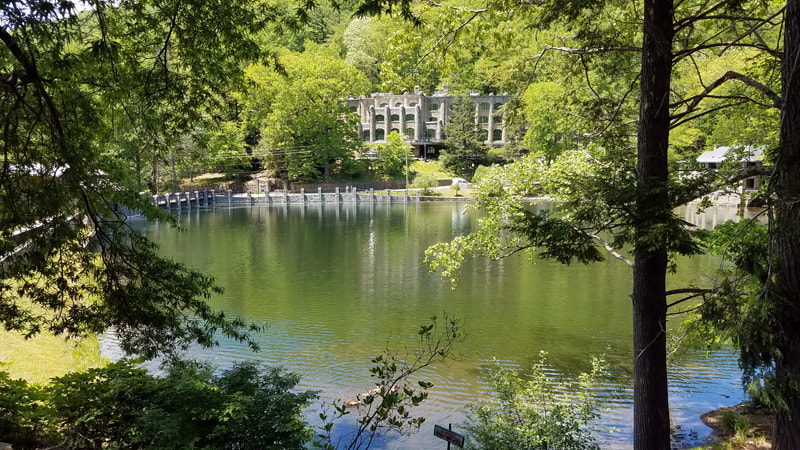 Montreat Hotel from across the water