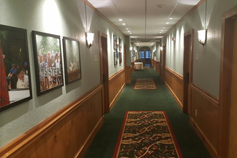 Beautiful hallways at Montreat